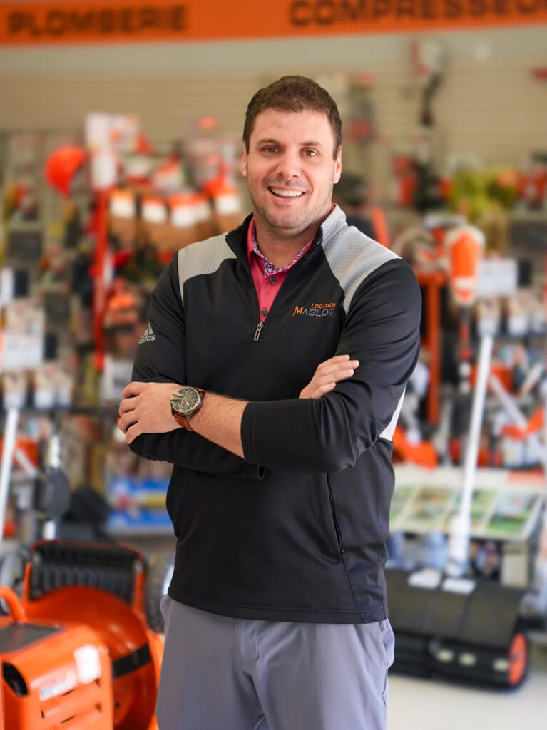 Samuel Tremblay, copropriétaire de Location Maslot