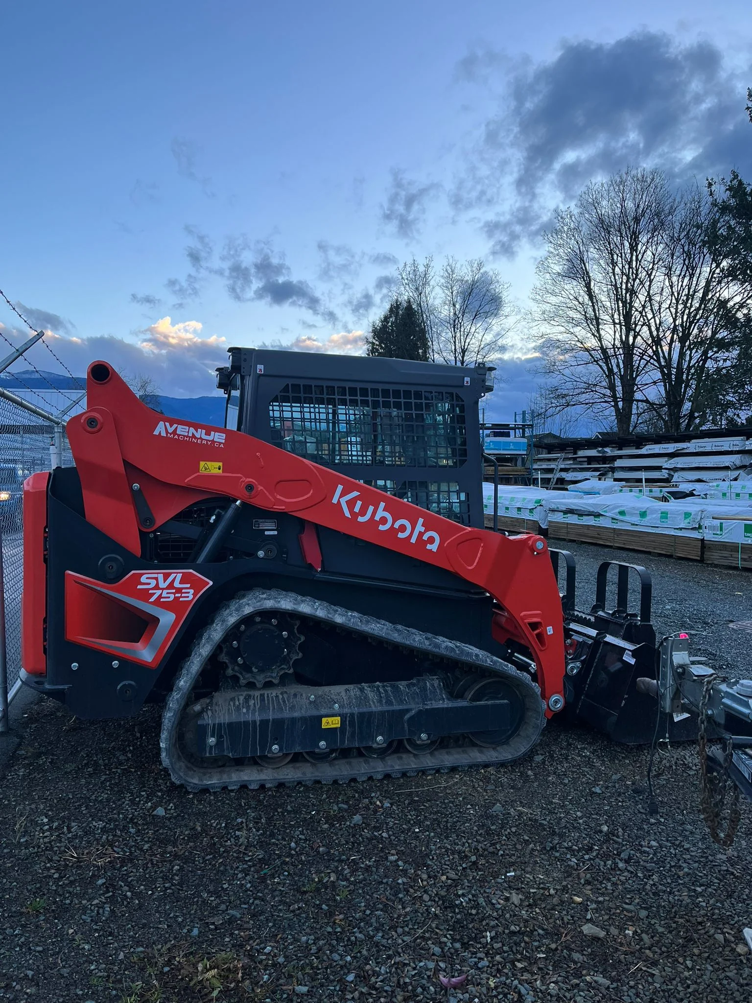 Contractor operating an excavator on a job site