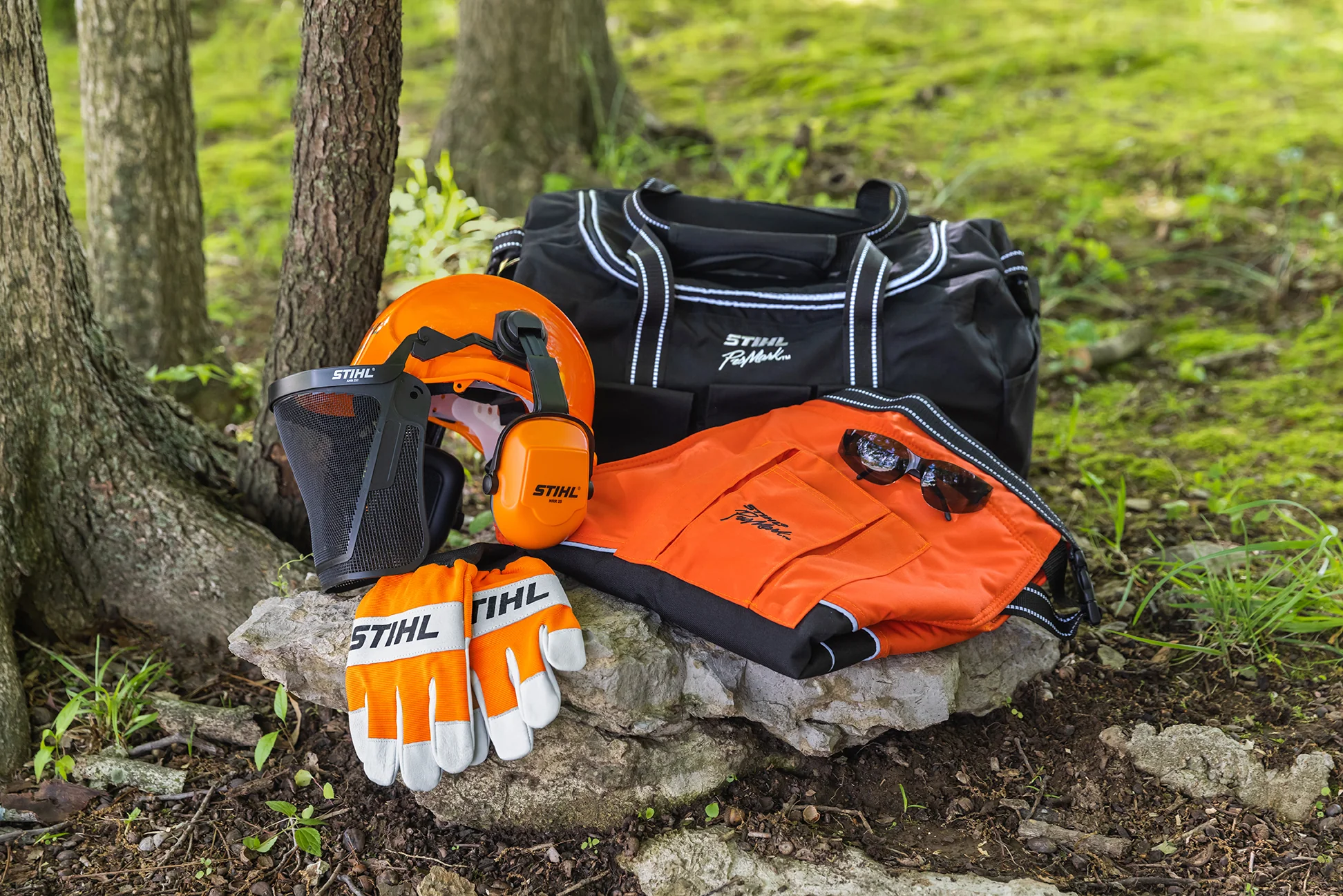 Stihl safety gear and equipment sold at Wawa Rent-All